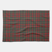 Red and Green Tartan Plaid Theedoek (Horizontaal)