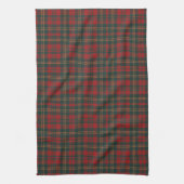 Red and Green Tartan Plaid Theedoek (Verticaal)