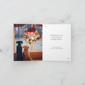 Red and Green Texas Line Art Patterned Holiday Feestdagen Kaart (Binnen)