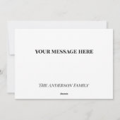 Red and Green Warm Wishes from Texas Holiday Kaart (Achterkant)