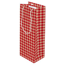 Red and Kraft Country Gingham Christmas 