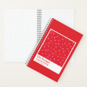 Red and Pink Floral Notebook Notitieboek (Binnen)