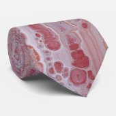 Red and Pink Splotches Stropdas (Opgerold)