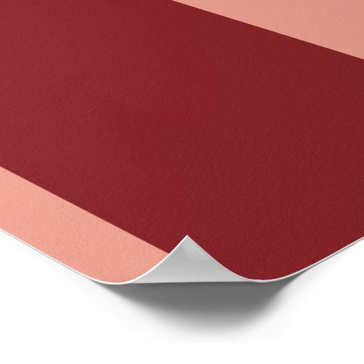 Red and Pink Striped “Cards and Gifts” Wedding Poster (Hoek)