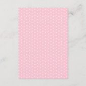 Red and Pink Valentines Diaper Raffle Baby Shower Informatiekaartje (Achterkant)
