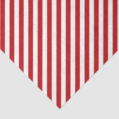 Red and White Candy Cane Striped Tissue Paper Tissuepapier (Detail)