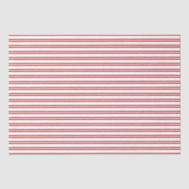 Red and White Candy Stripe Tissuepapier