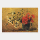 Red And White Carnations by Vincent van Gogh Inpakpapier Vel (Voorkant)