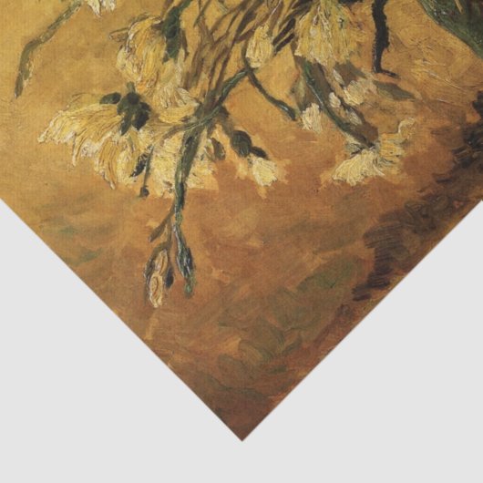 Red And White Carnations by Vincent van Gogh Tissuepapier (Detail)