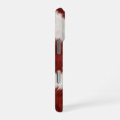 red and white cow skin texture iPhone hoesje (Rechterkant)