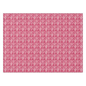 Red and white floral pattern tafelkleed (Voorkant (Horizontaal))