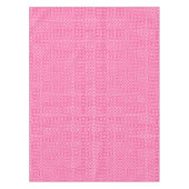 red and white geometric pattern tafelkleed (Voorkant)