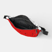 Red and White Grunge-style Heuptasje (Open)