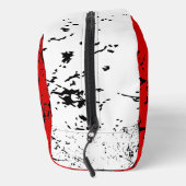 Red and White Grunge-style Toilettasje (Rechts)