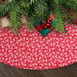 Red and White Holly Berries | Vakantie Kerstboom Rok