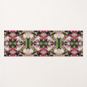 Red and White Lily Flowers Abstract Yogamat (Voorkant (horizontaal))