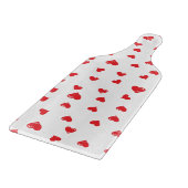 Red and White Love Heart Snijplank (Hoek)