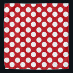 Red and White Polka Dot Bandana<br><div class="desc">Deze schattige banaan is het perfecte accessoire voor jou,  je kind of je favoriete hond.</div>