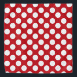 Red and White Polka Dot Bandana<br><div class="desc">Deze schattige banaan is het perfecte accessoire voor jou,  je kind of je favoriete hond.</div>