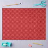 Red and White Polka Dot Tissue Paper Tissuepapier (Craft)
