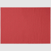 Red and White Polka Dot Tissue Paper Tissuepapier (Voorkant)