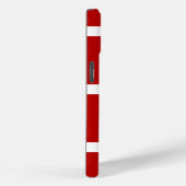 Red and White striped Phone case  (Achterkant / Rechts)