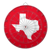 Red and White Texas Dartbord (Voorkant)