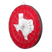 Red and White Texas Dartbord (Voorkant Rechts)