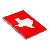 Red and White Texas Notitieboek (Rechterzijde)