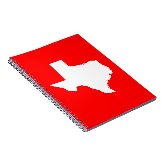 Red and White Texas Notitieboek (Rechterzijde)