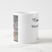 Red and White Victoriaans - Martha's wijntuin Grote Koffiekop (Voorkant)