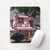 Red and White Victoriaans - Martha's wijntuin Muismat (Met muis)