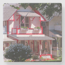 Red and White Victoriaans - Martha's wijntuin Stenen Onderzetter