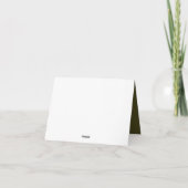 Red and Yellow Daisies Green Background Bedankt Kaart (Achterkant)