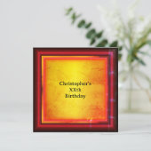 Red and yellow kaart (Staand voorkant)