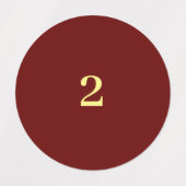 Red and yellow numbered labels (Design 2)