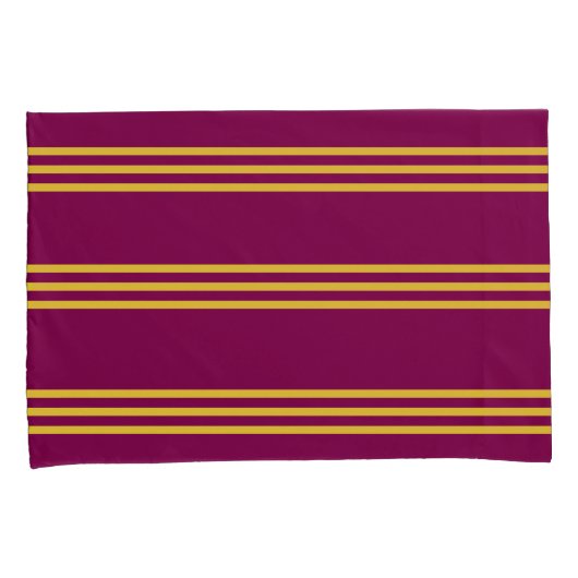 Red and Yellow Pillowcase Kussensloop (Voorkant-Rechts)