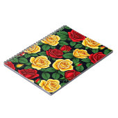 Red and Yellow Roses Spiral Notitieboek (Linkerzijde)