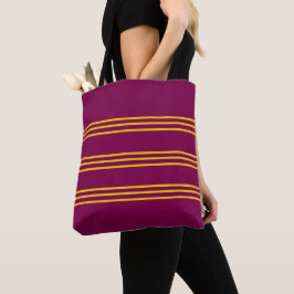 Red and Yellow Tote Bag