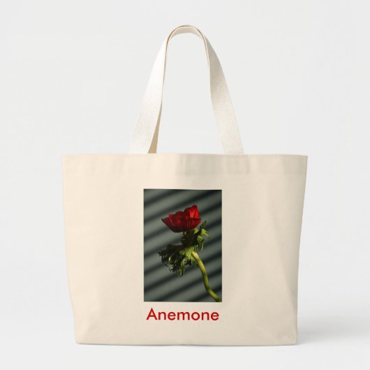 Red Anemone Grote Tote Bag (Voorkant)