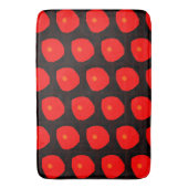 Red anemones Bath Mat (Voorkant Verticaal)