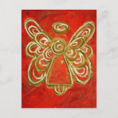 Red Angel Briefkaart (Voorkant)