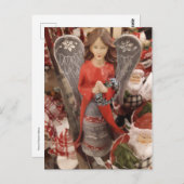 Red Angel Briefkaart (Voorkant / Achterkant)