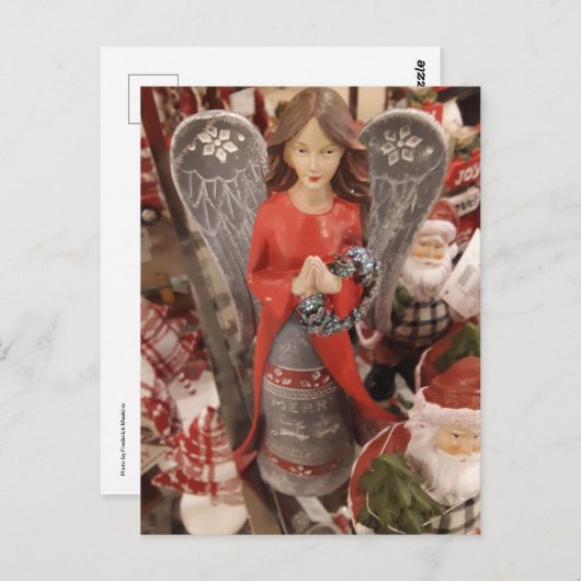 Red Angel Briefkaart (Voorkant / Achterkant)