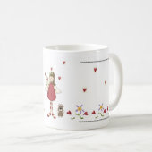 Red Angel of Love Koffiemok (Voorkant rechts)