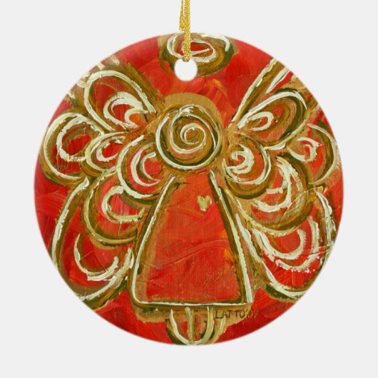 Red Angel Ornament (Achterkant)