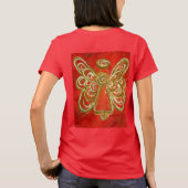 Red Angel T-shirt (Afbeelding op beide zijden) (Achterkant)