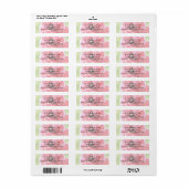 Red Angel's Choir Poppy Etiket (Full Sheet)