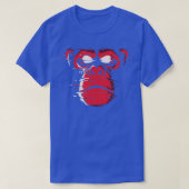 Red Angry Gorilla Ape Monkey Chimp T-shirt (Design voorkant)