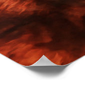 Red Angus Koe met Daisy ID Fotografische Kunst Afd Poster (Hoek)